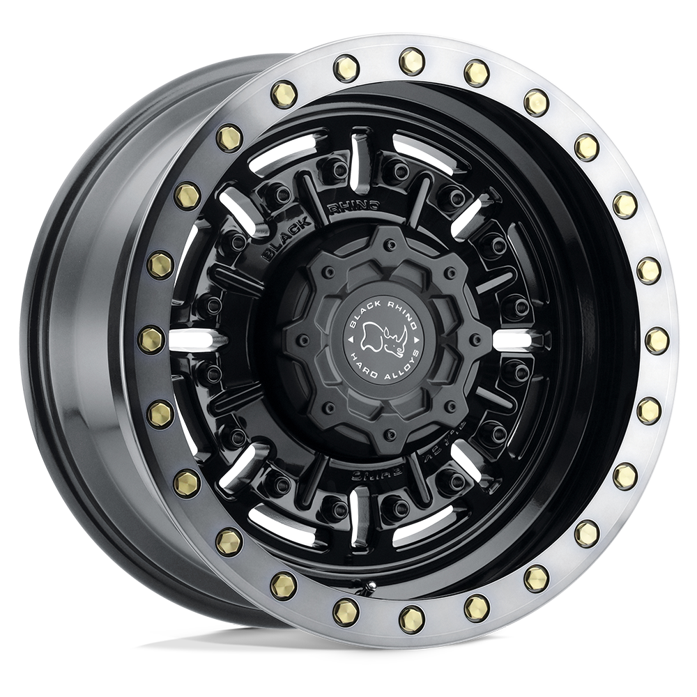 BRABR 20X9.5 5X130 G-GNBLK-MCH-DTLP 2MM Black Rhino