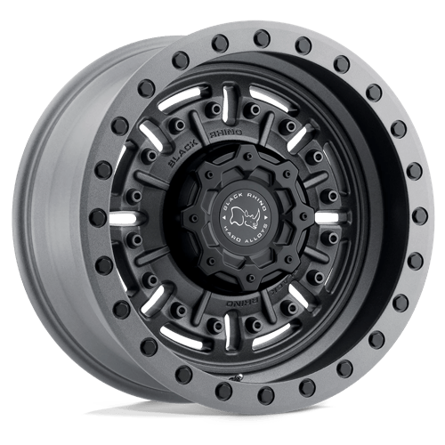 BRABR 20X9.5 6X5.5 TXT-M-GNMTL 2MM Black Rhino