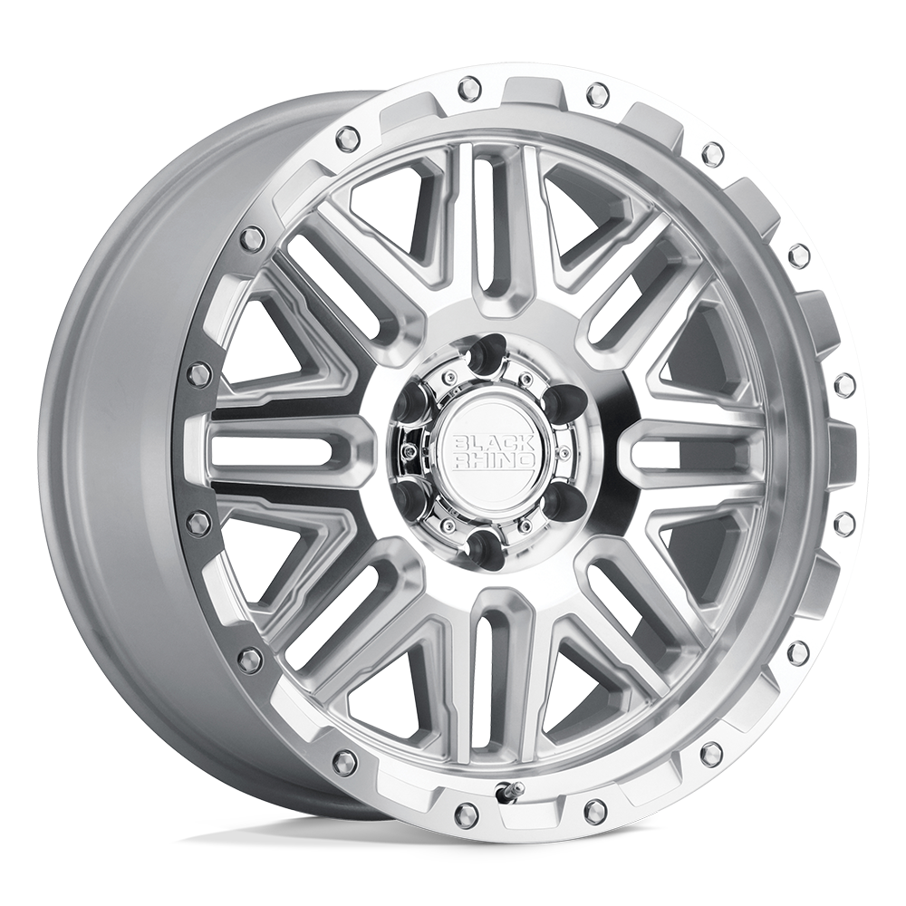 BRALA 20X9 6X5.5 SLVR-MIR-SS-BLT 12MM Black Rhino