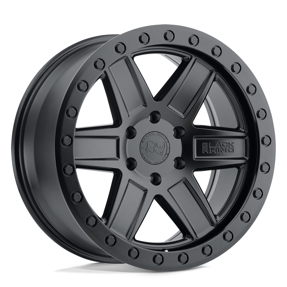 BRATA 18X9.5 6X5.5 M-BLK-BLK-BLTS 12MM Black Rhino