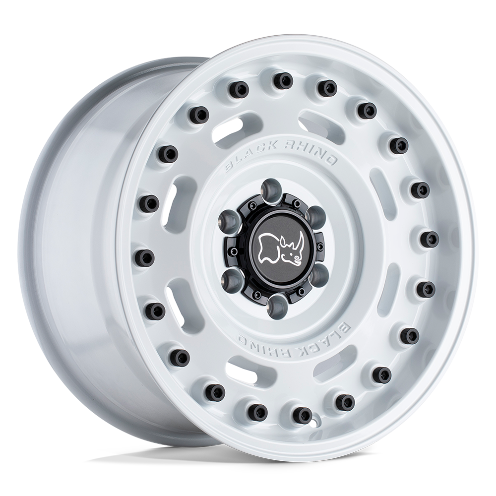 BRAXL 20X9.5 5X5.0 G-WHT -18MM Black Rhino