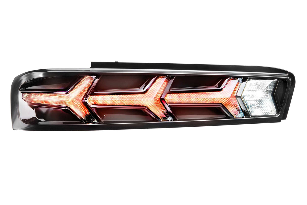 XB LED Tail Lights: Chevrolet Camaro (16-18) (Pair / Lambo / Smoked) Morimoto