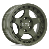 BRBTM 16X8 5X5.0 OD-GRN -10MM Black Rhino