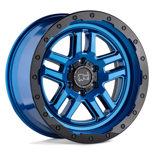 BRBTW 18X9.5 5X5.0 DRBR-BLU-BLKLP -18MM Black Rhino