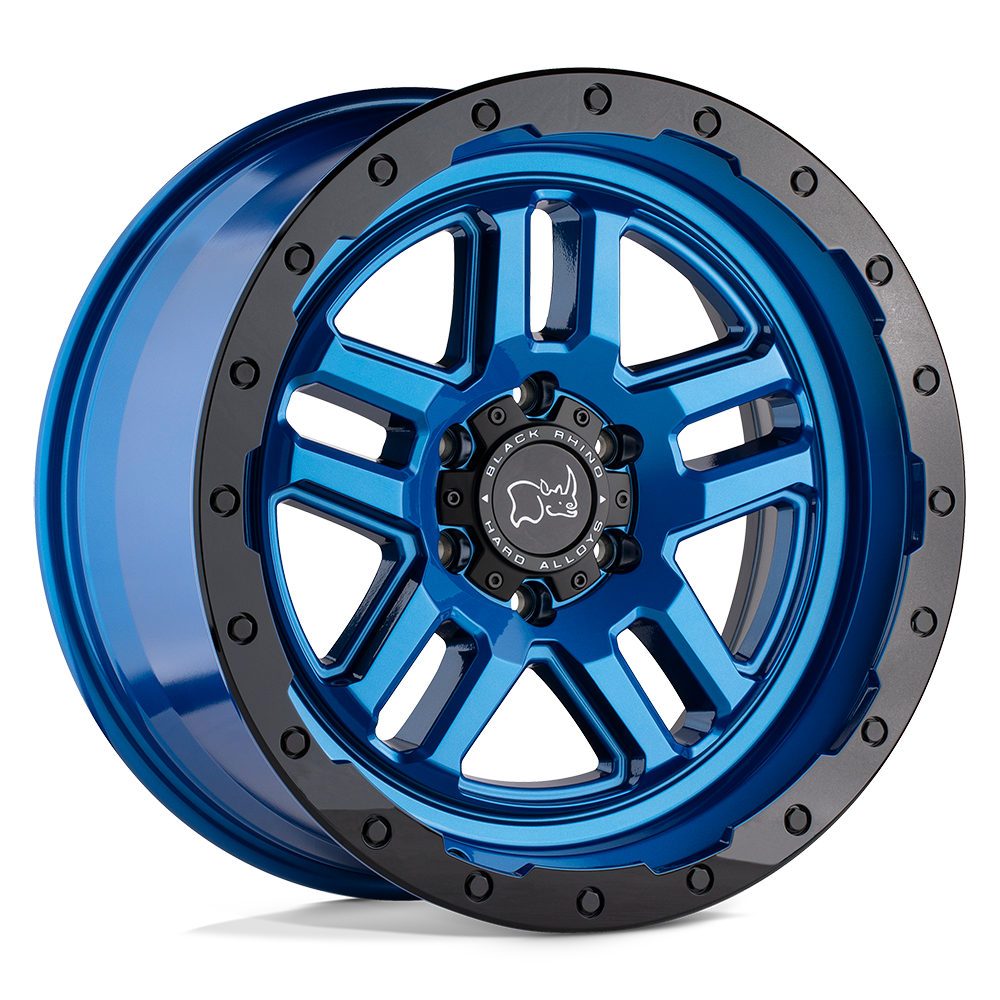 BRBTW 18X9.5 5X5.0 DRBR-BLU-BLKLP -18MM Black Rhino