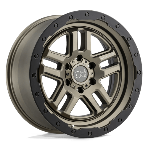 BRBTW 19X8 5X112 M-BRNZ-BLK-LP 15MM Black Rhino