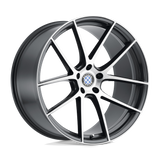 BEBFT 22X10.5 5X112 G-GNMTL BRSH-FC 38MM Beyern