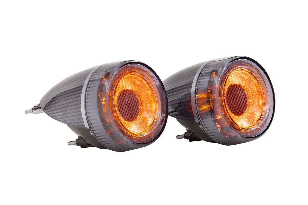 XB LED Tail Lights: Ferrari F430 (05-10) (Set/Smoked) Morimoto