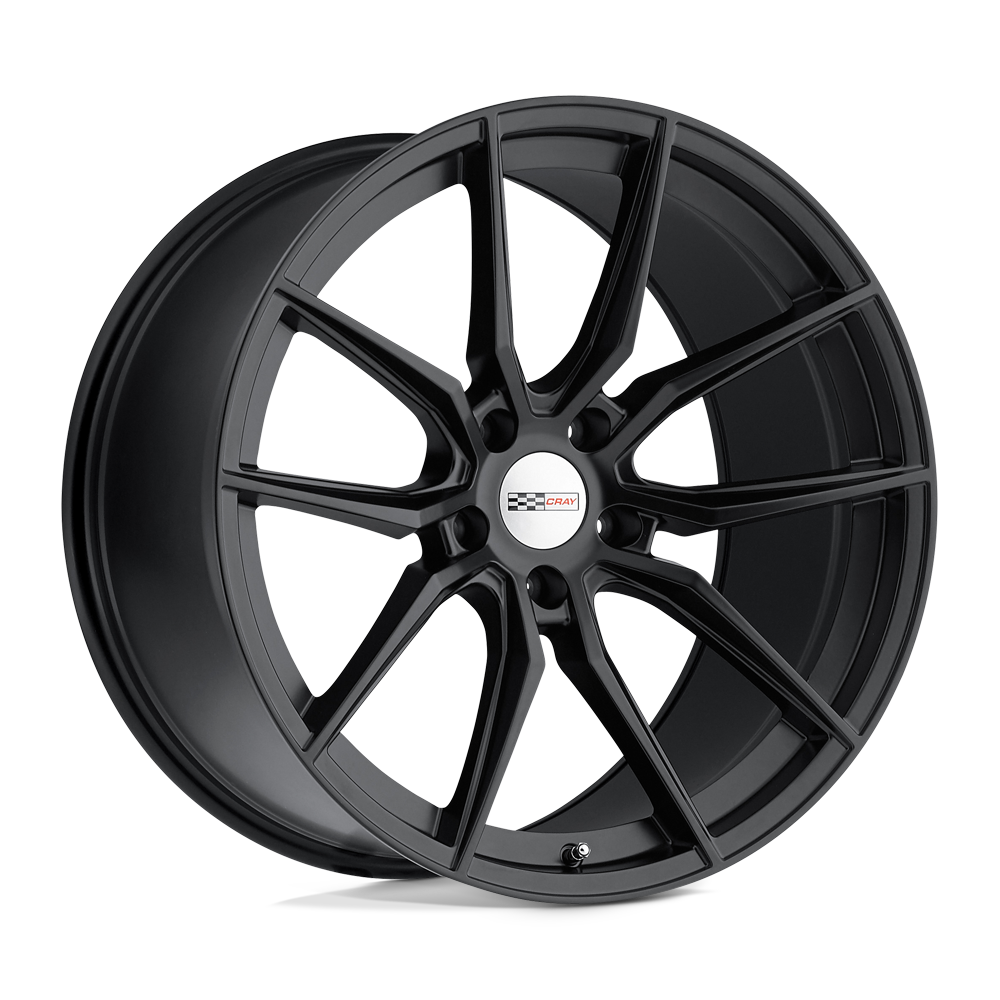 CRCRD 18X9 5X4.75 M-BLK 50MM Cray