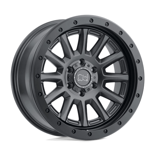 BRDGR 17X8.5 6X4.5 GUN-BLK 10MM Black Rhino