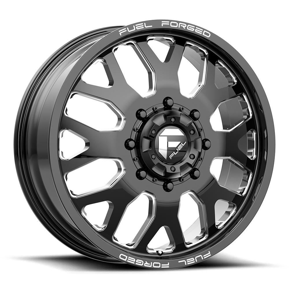 D19 20X8.25 8X200 GL-BLK-MIL 105MM Fuel Mono