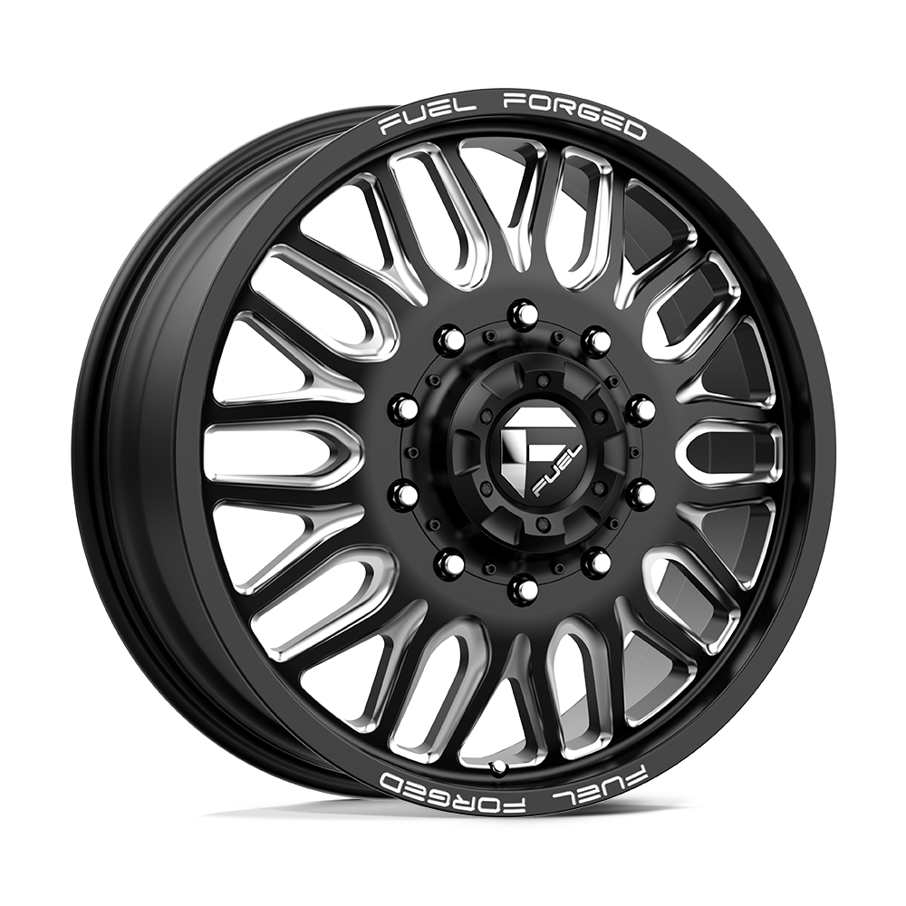 D66 22X8.25 10X225 MT-BLK-MIL 105MM Fuel Mono