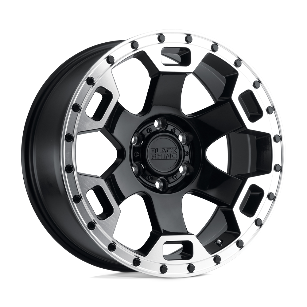 BRGLT 18X9 6X5.5 G-BLK-MIRLP -18MM Black Rhino