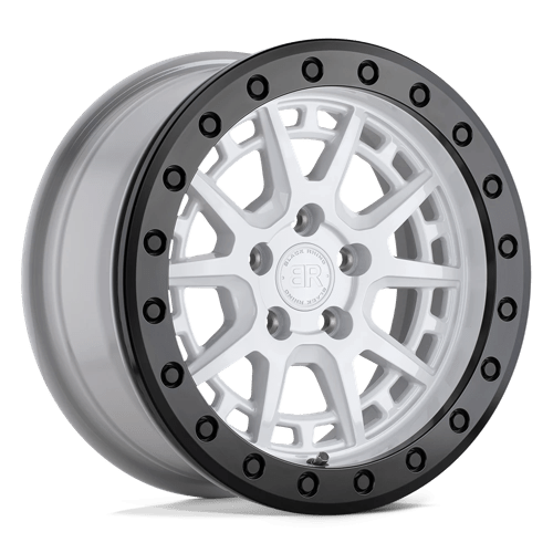 BRGRV 15X7 5X100 G-WHT-BLK-RG 15MM Black Rhino