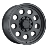 LEHLR 17X8.5 5X5.0 M-BLK -6MM Level 8