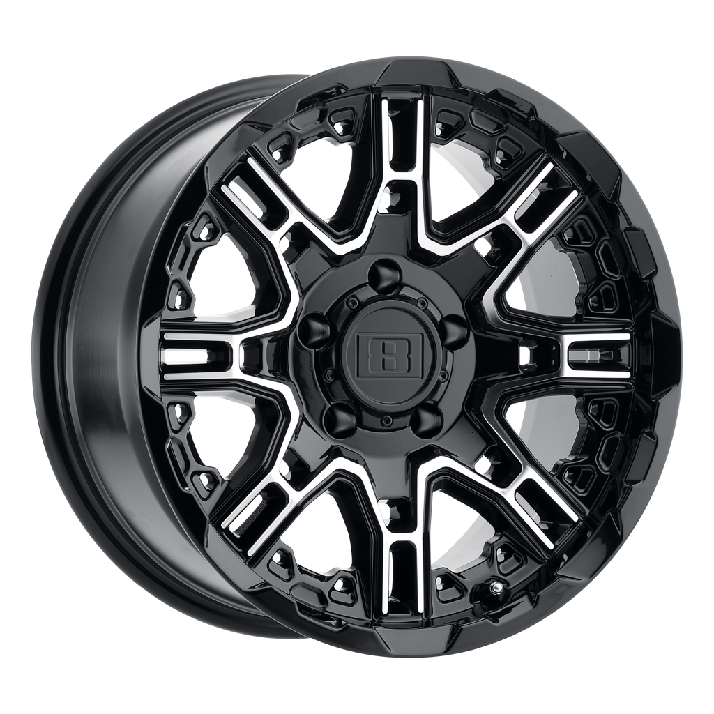 LELST 17X8.5 5X5.0 G-BK MCH-FC -10MM Level 8