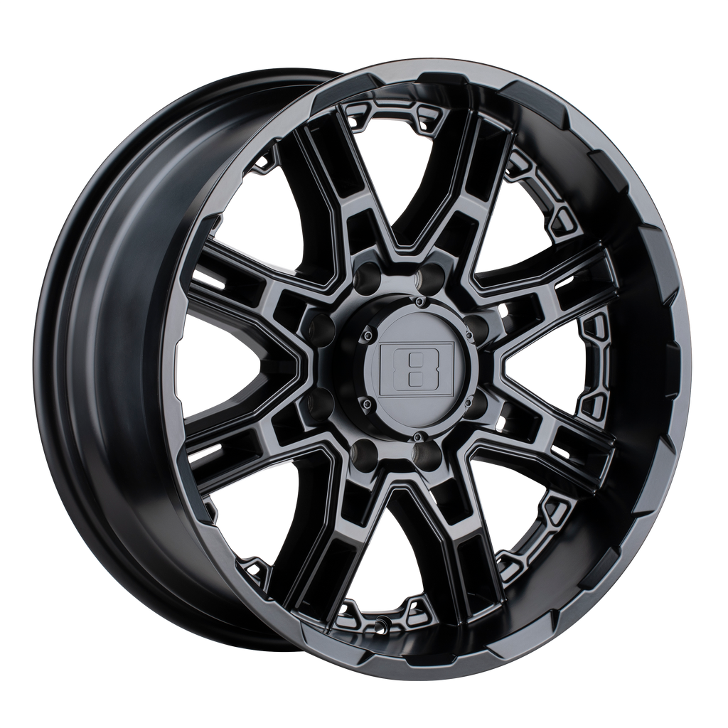 LELST 16X8.5 5X4.5 M-BLK -10MM Level 8