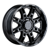 LELST 16X8.5 6X5.5 M-BLK 10MM Level 8