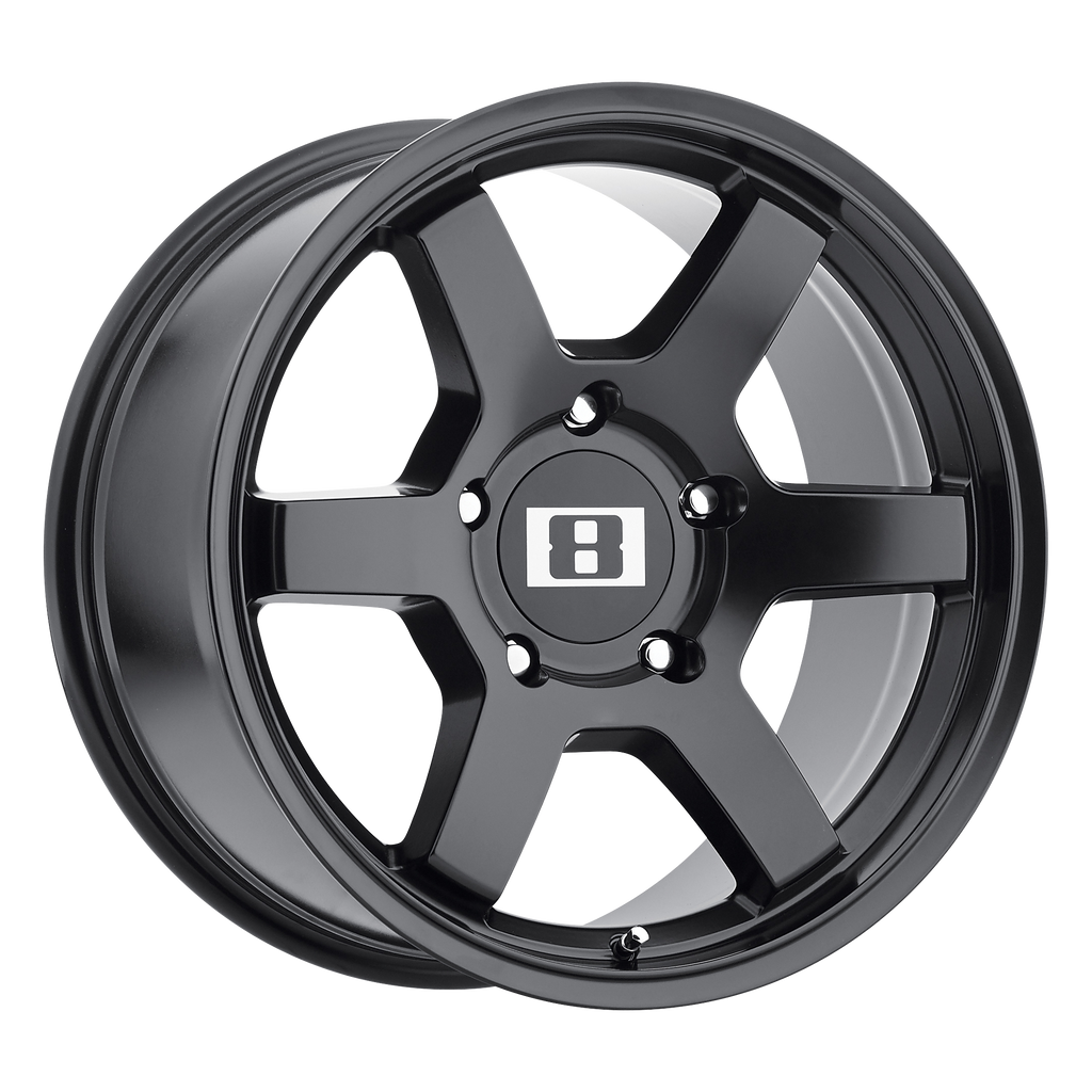 LEMK6 16X8 6X5.5 M-BLK 00MM Level 8