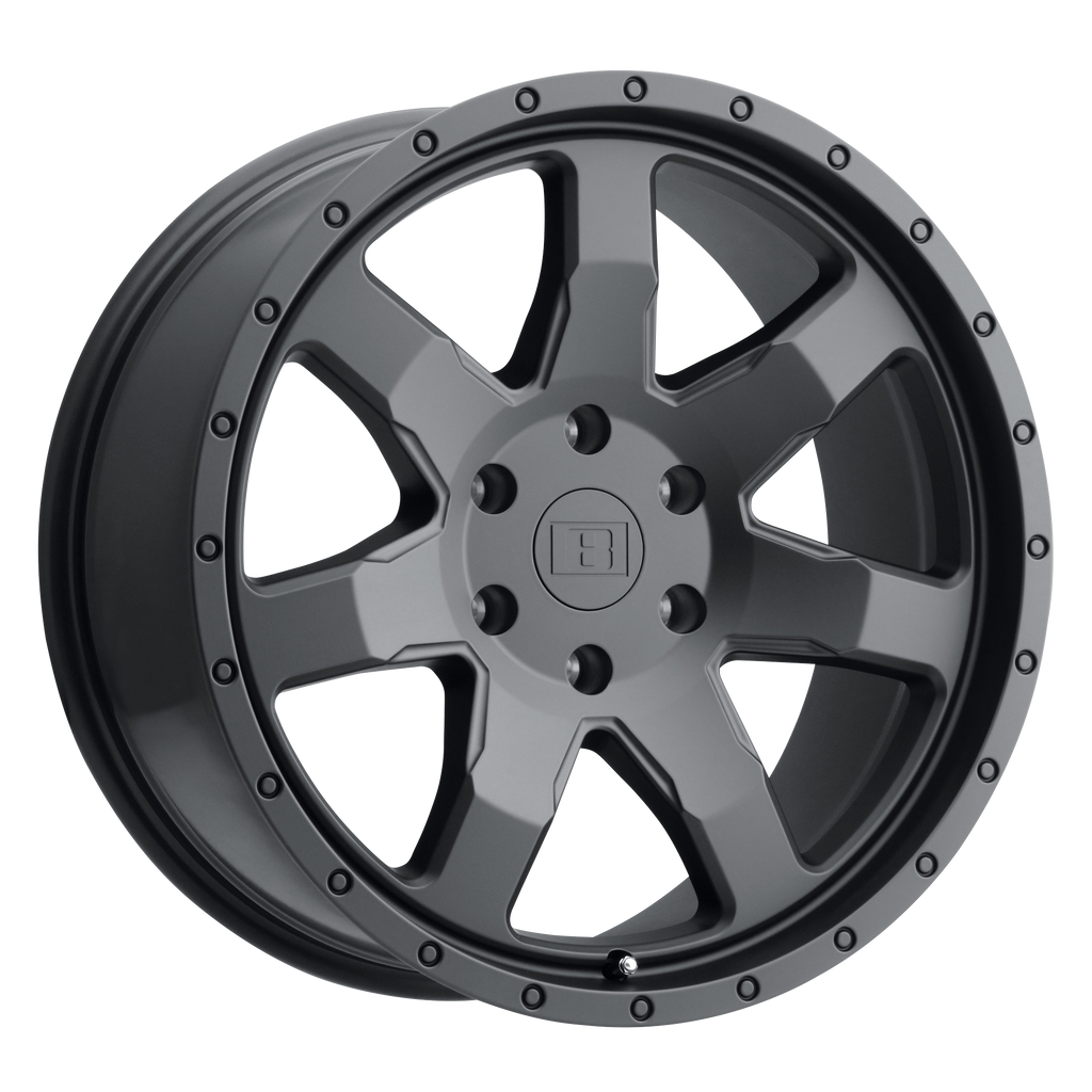 LESLM 17X8.5 6X132 M-BLK 12MM Level 8