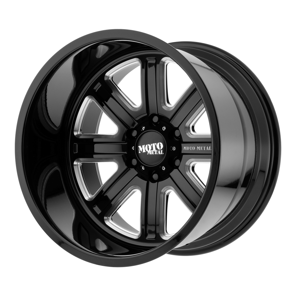 MO402 20X10 6X5.5 G-BLK MILL -24MM Moto Metal