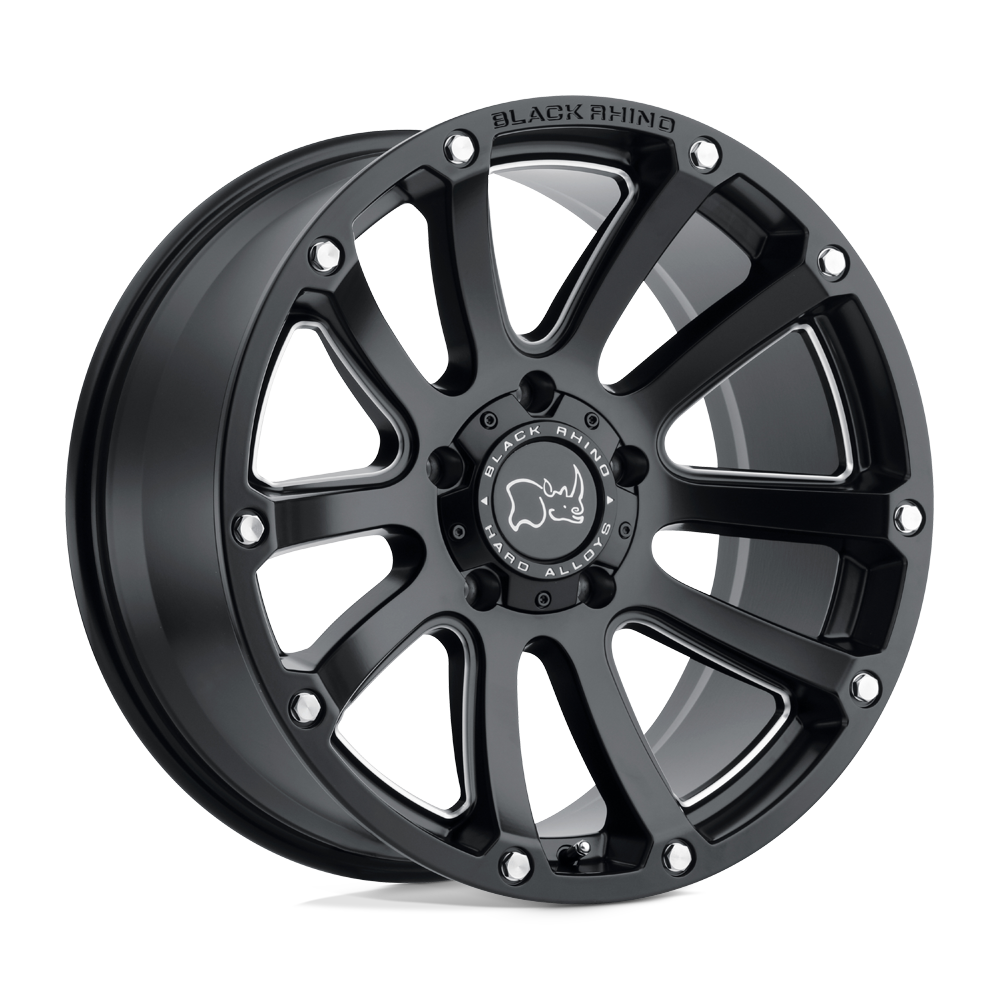 BRHLD 20X9.5 6X135 M-BLK-MILL 12MM Black Rhino