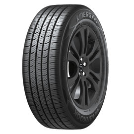 Black Kinergy PT tire with a sleek design, showing the tire tread and rim details