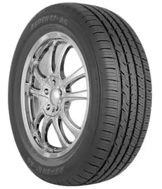 Aspen GR-AS all-season tire on chrome alloy wheel