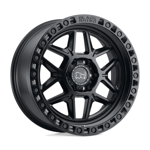 BRKLS 17X9 6X5.5 M-BLK-BLK-BLTS -12MM Black Rhino