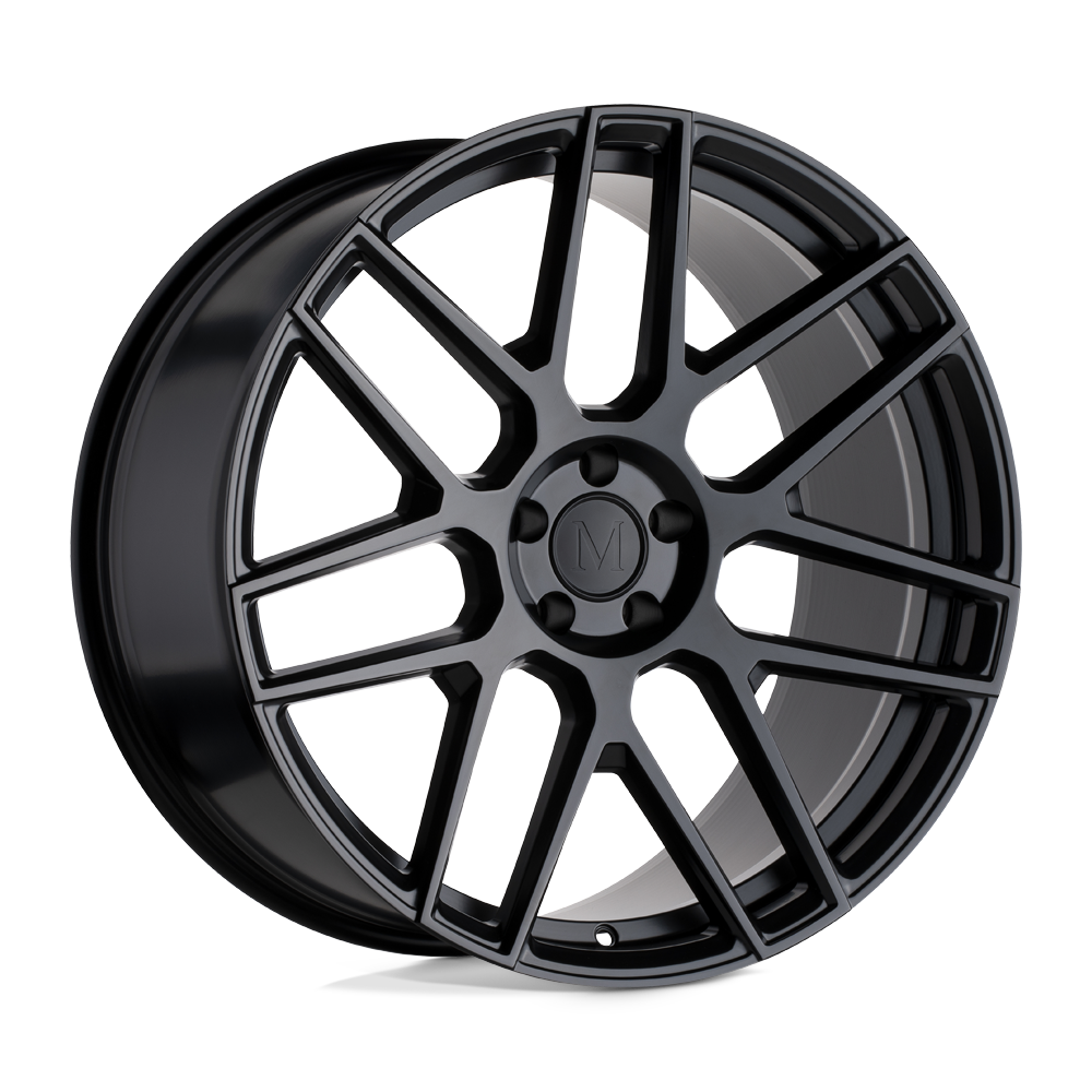 MNMGL 19X8.5 5X112 SEMI G-BLK 22MM Mandrus