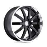 MNMAW 20X10 5X112 G-BLK MIR-LP 25MM Mandrus