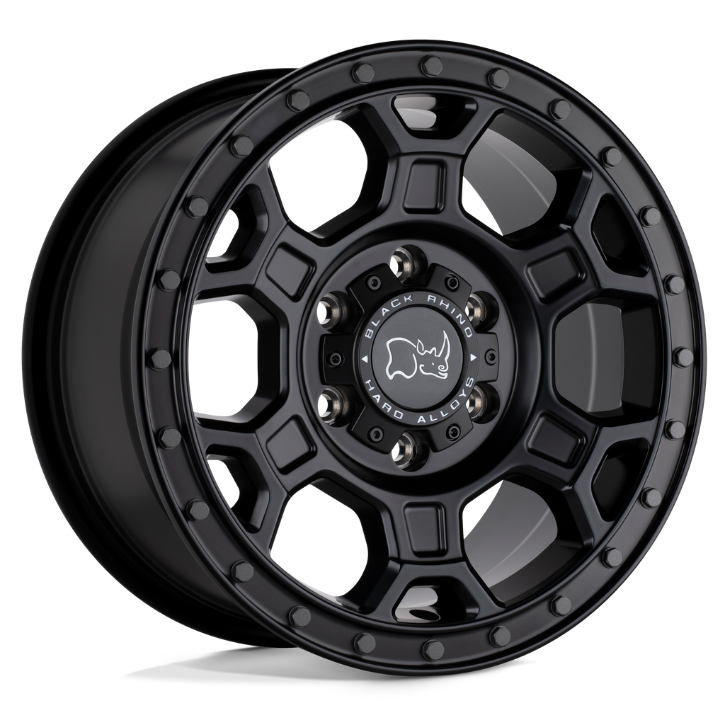 BRMHL 16X8 6X130 M-BLK-GNMTL-BLTS 45MM Black Rhino