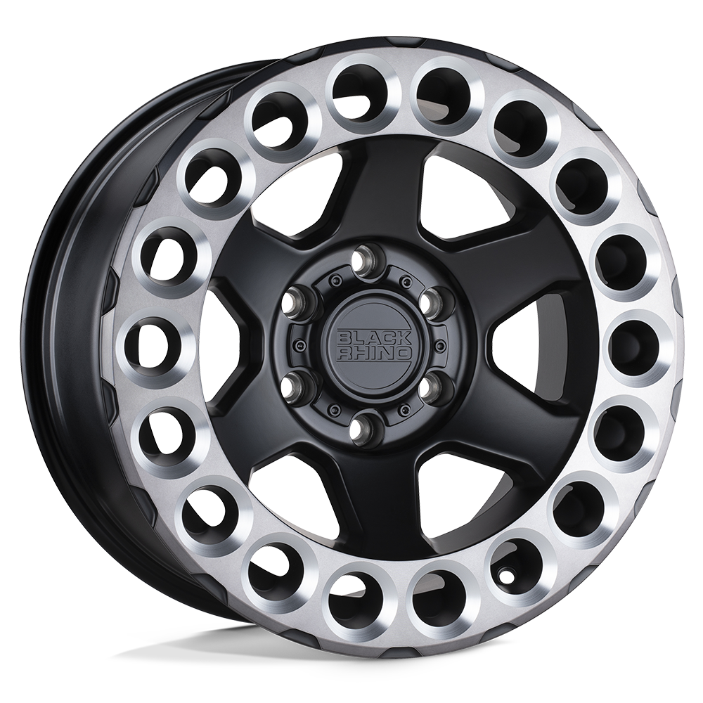 BRODA 18X9.5 6X5.5 M-BLK-MCH-DDTLPRG -18MM Black Rhino