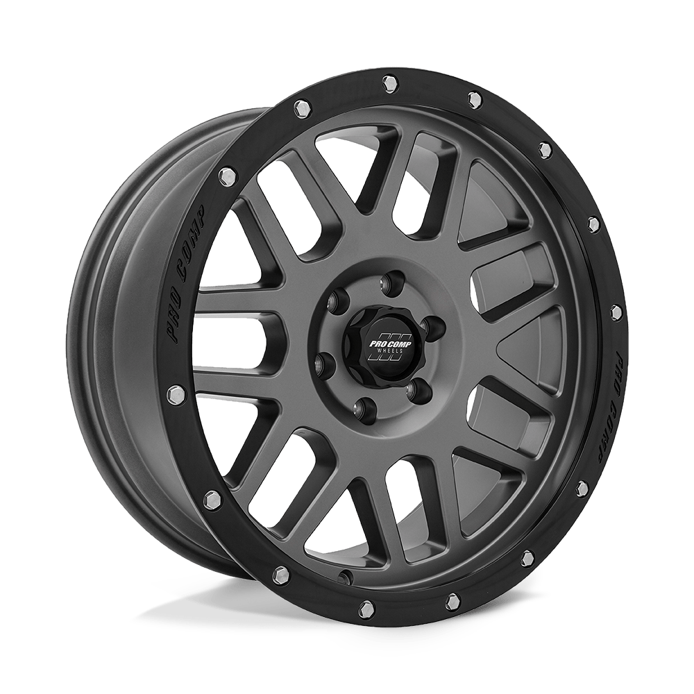 PXA40 17X9 5X5.0 DRK-GRY BLK -6MM Pro Comp