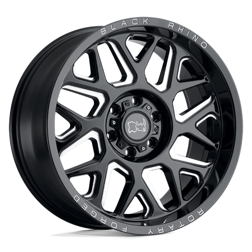 BRRPR 20X11.5 8X6.5 G-BLK-MILL -44MM Black Rhino