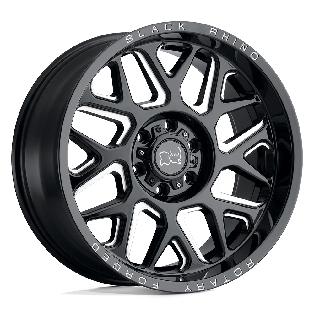 BRRPR 20X11.5 8X6.5 G-BLK-MILL -44MM Black Rhino