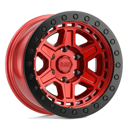 BRREN 17X9 5X5.0 C-RED-BLKLP -18MM Black Rhino