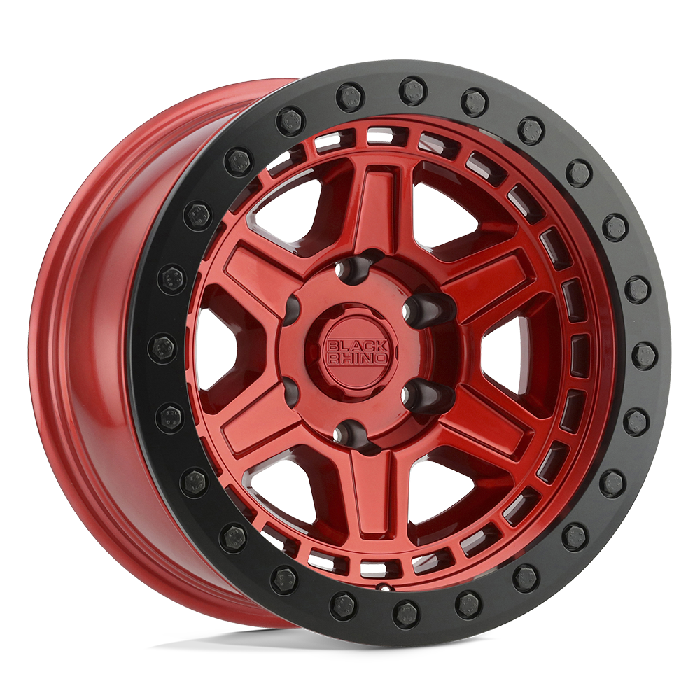 BRREN 17X9 5X5.5 C-RED-BLKLP 0MM Black Rhino