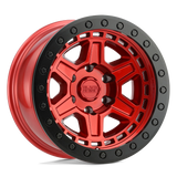 BRREN 17X9 5X5.5 C-RED-BLKLP 0MM Black Rhino