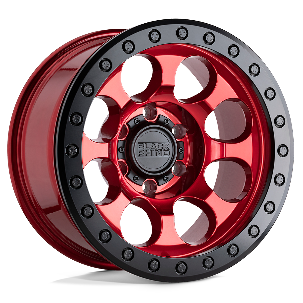 BRRIT 17X8.5 6X135 C-RED-BLKBLTS 0MM Black Rhino