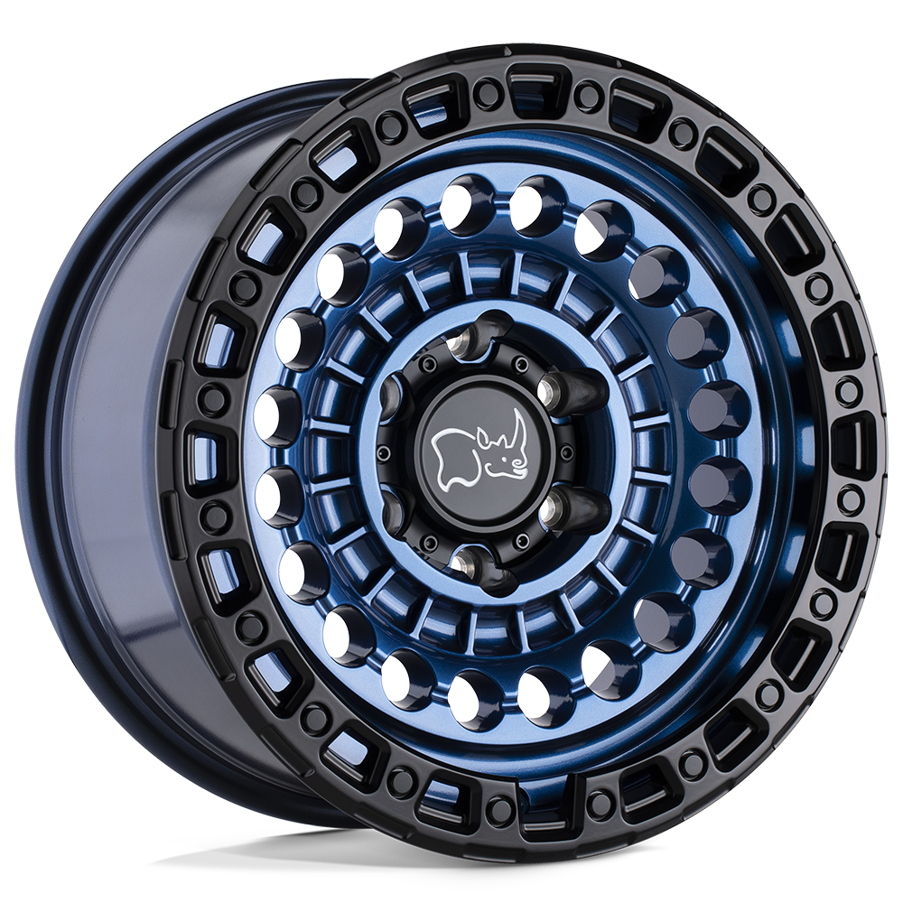 BRSTN 17X8.5 8X170 CBLT-BLU-BLKLP 0MM Black Rhino