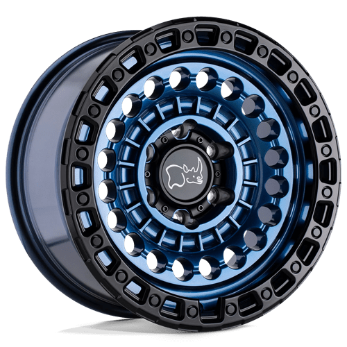 BRSTN 17X8.5 8X180 CBLT-BLU-BLKLP 0MM Black Rhino