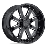 BRSRA 22X10 6X5.5 G-BLK-MILL -12MM Black Rhino