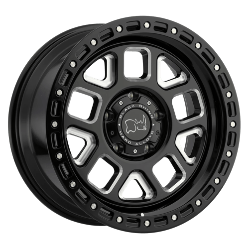 BRALP 20X9.5 6X5.5 G-BLK-MILL 12MM Black Rhino