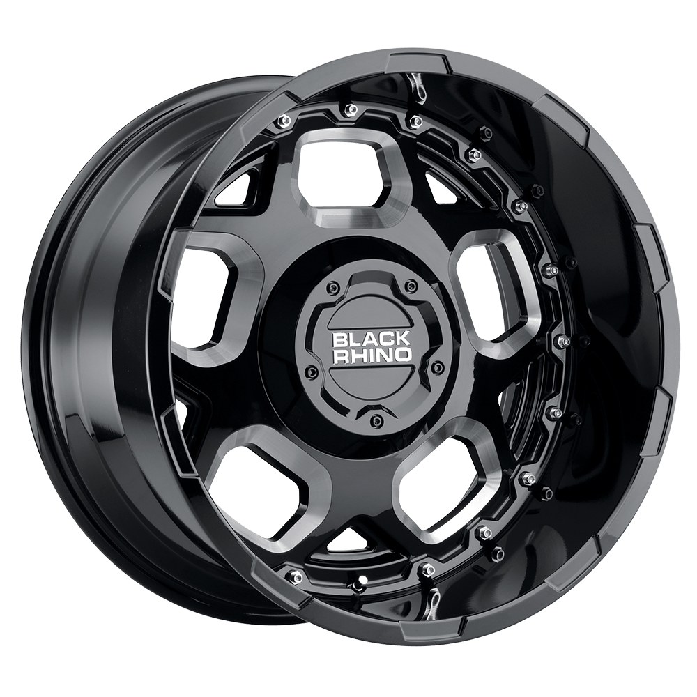 BRGUS 20X11.5 8X6.5 G-BLK-MILL -44MM Black Rhino