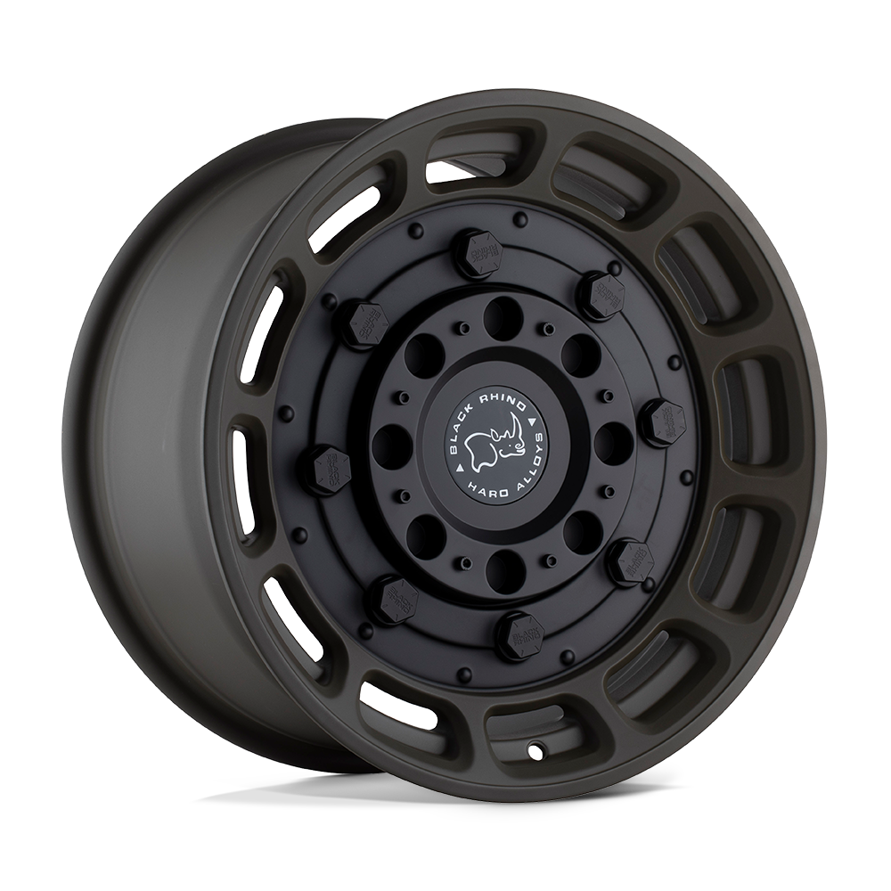 BRWHG 20X9.5 5X5.0 MT-OD-GRN-BLK -18MM Black Rhino