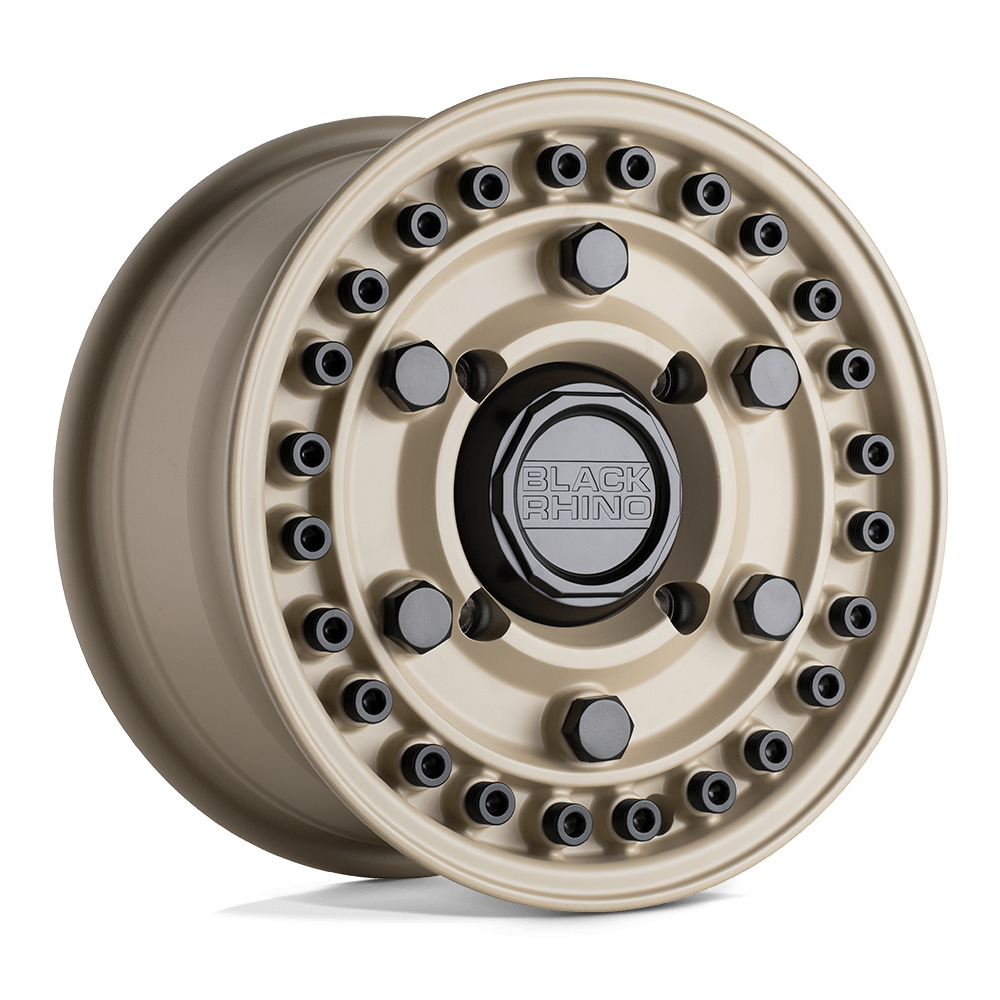 BUARY 15X7 4X156 D-SAND 51MM Black Rhino Powersports