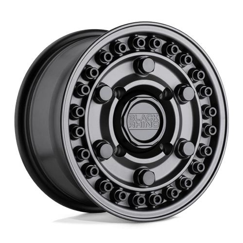 BUARY 14X7 4X137 GNBLK 51MM Black Rhino Powersports