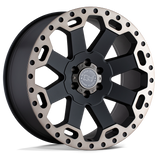 BRWAR 17X9 8X180 M-BLK-MCH-DDTLP -12MM Black Rhino